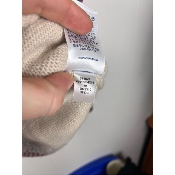 Lands’ End Snowflake Wool & Cotton Blend Thick Sweater Women’s 1X - Picture 7 of 9